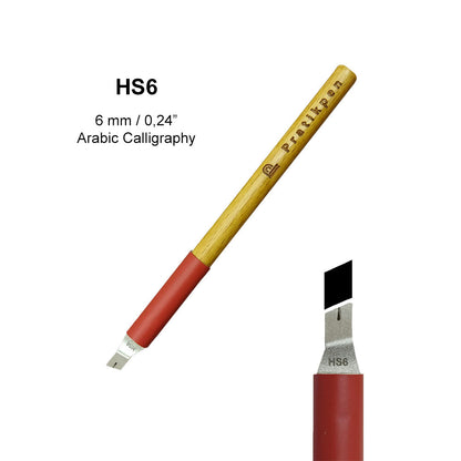 Pratikpen Thuluth-1 Set – Thuluth Arabic Calligraphy Pen Set (10 Handmade Pens)