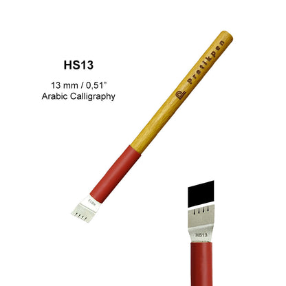 Pratikpen Thuluth-1 Set – Thuluth Arabic Calligraphy Pen Set (10 Handmade Pens)