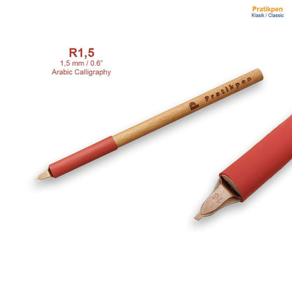 Pratikpen Hat Set – 8-Piece Arabic Calligraphy Pen Set (Handmade Wooden Pens)