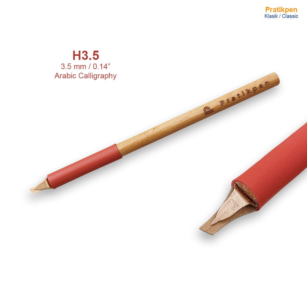 Pratikpen Hat Set – 8-Piece Arabic Calligraphy Pen Set (Handmade Wooden Pens)