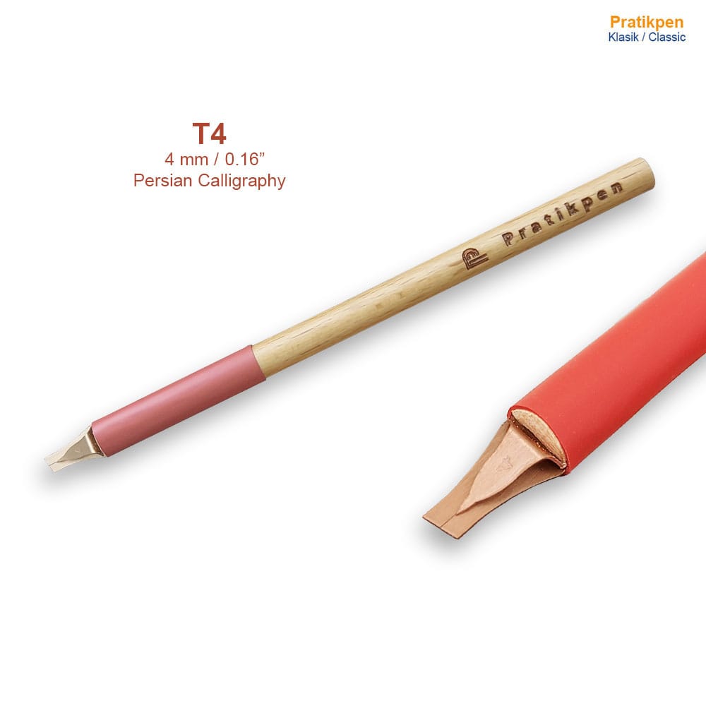 Pratikpen Talik Calligraphy Pen Set – 8 Handmade Beech Wood Persian Calligraphy Pens