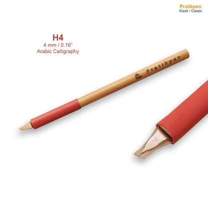 Pratikpen Hat Set – 8-Piece Arabic Calligraphy Pen Set (Handmade Wooden Pens)