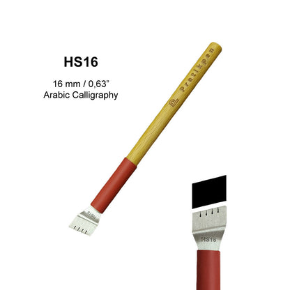 Pratikpen Celi Sülüs-2 Set – Large Thuluth Arabic Calligraphy Pen Set (10 Handmade Pens)