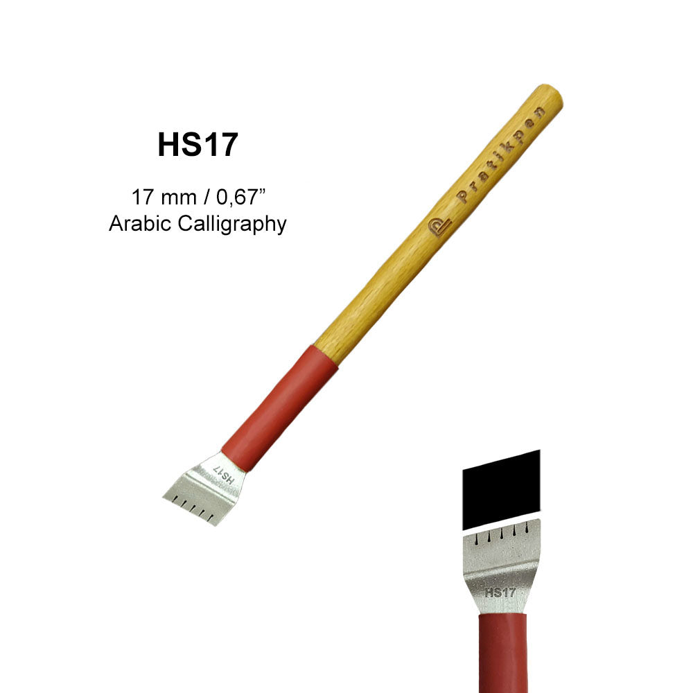 Pratikpen Celi Sülüs-2 Set – Large Thuluth Arabic Calligraphy Pen Set (10 Handmade Pens)