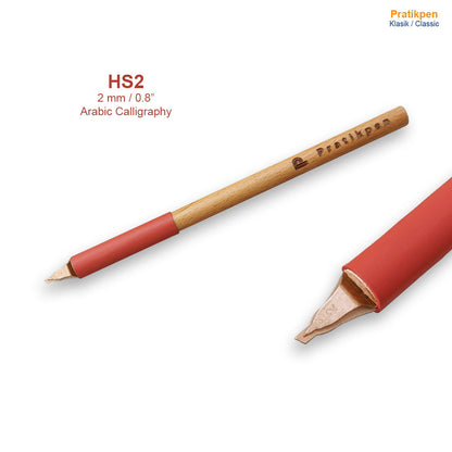Pratikpen Hat Set – Special Arabic Calligraphy Pen Set (5 Handmade Pens)