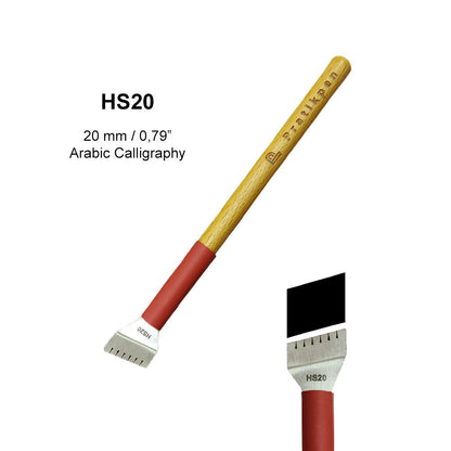 Pratikpen Celi Sülüs-2 Set – Large Thuluth Arabic Calligraphy Pen Set (10 Handmade Pens)