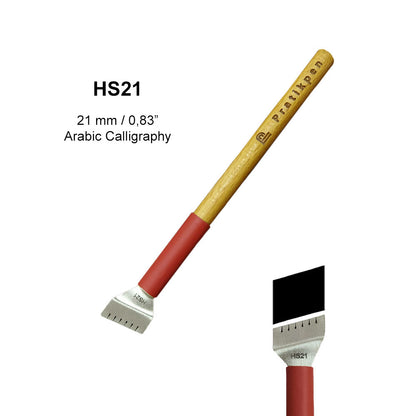 Pratikpen Celi Sülüs-2 Set – Large Thuluth Arabic Calligraphy Pen Set (10 Handmade Pens)