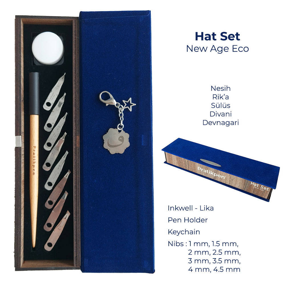 Pratikpen Arabic Calligraphy Pen Nib Set (Turkish Hat Set) – New Age Eco Series