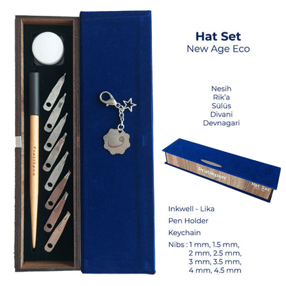 Pratikpen Arabic Calligraphy Pen Nib Set (Turkish Hat Set) – New Age Eco Series