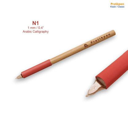 Pratikpen Hat Set – Special Arabic Calligraphy Pen Set (5 Handmade Pens)
