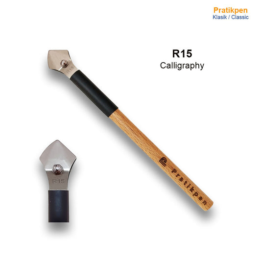The Pratikpen R15 Calligraphy Pen is a classic calligraphy tool designed for clean strokes, steady control, and elegant lettering. Its solid metal R15 nib provides a firm writing feel with smooth ink delivery, making it ideal for traditional calligraphy styles and disciplined practice.