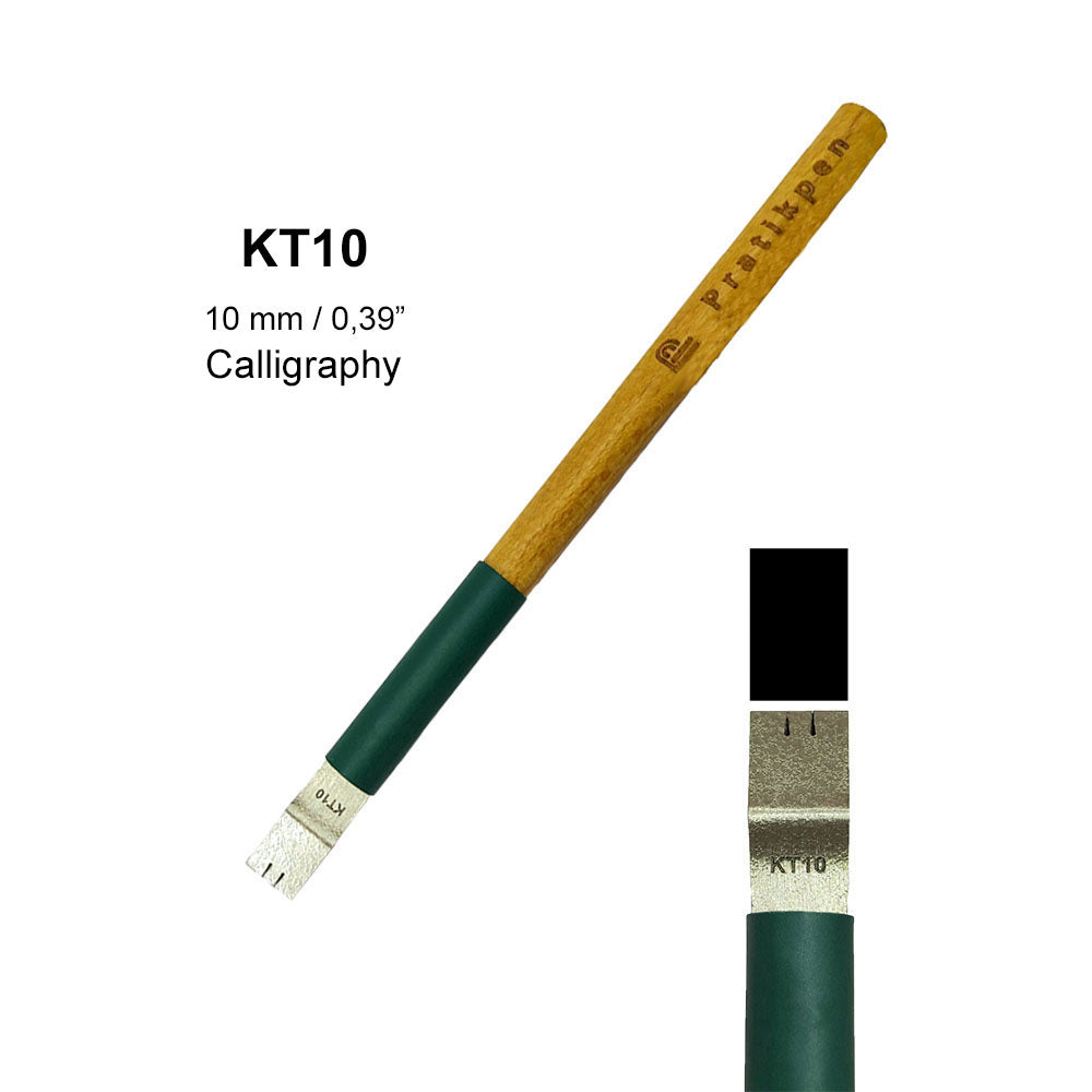 Pratikpen T Straight Calligraphy Pen Set – Wooden Handle Classic Series