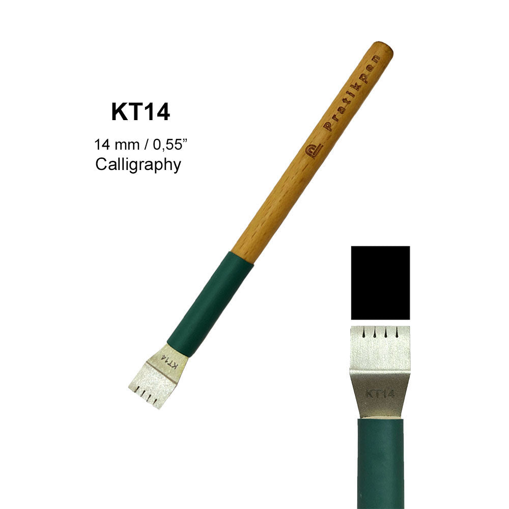 Pratikpen T Straight Calligraphy Pen Set – Wooden Handle Classic Series