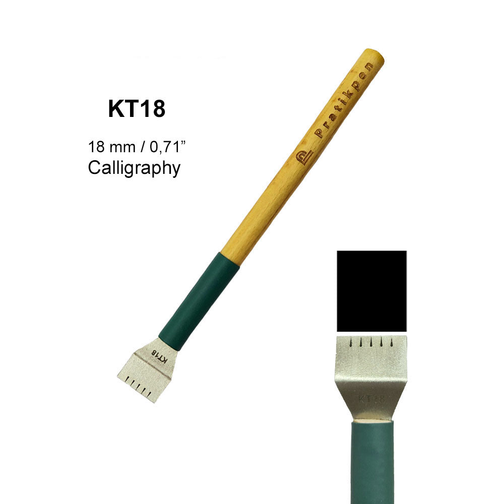 Pratikpen T Straight Calligraphy Pen Set – Wooden Handle Classic Series