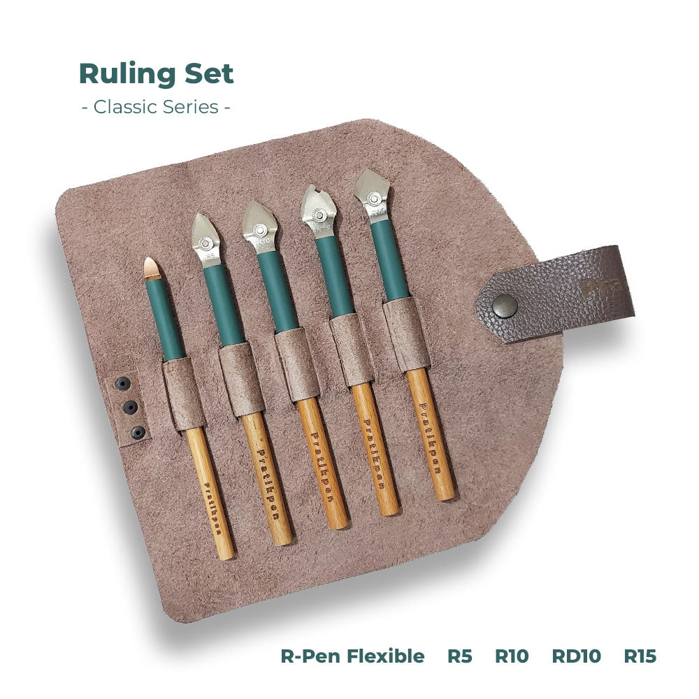 Pratikpen Ruling Calligraphy Pen Set – Classic Series